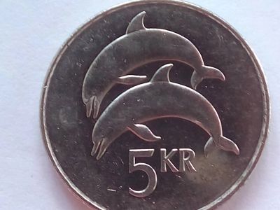 Лот: 19338430. Фото: 1. Монета Исландии 5 крон, 1996. Европа