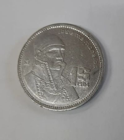 Лот: 19981061. Фото: 1. Монета Мексика 1 песо 1984г. Америка
