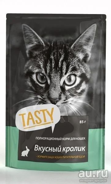 Лот: 13964078. Фото: 1. Tasty (Тэсти) Кролик в желе 85г... Корма