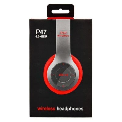Лот: 22144375. Фото: 1. BLUETOOTH ГАРНИТУРА P47 Red. Наушники, гарнитуры