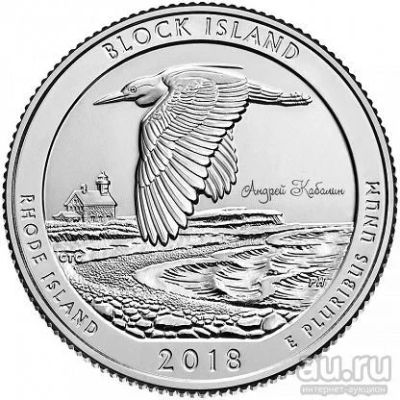 Лот: 13068137. Фото: 1. 25 центов 2018 45 парк сша. Америка