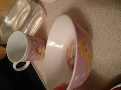 Лот: 14624866. Фото: 1. Набор посуды для девочки. Тарелки, блюда, салатники