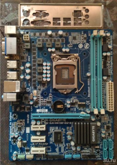 Лот: 16383797. Фото: 1. Материнская плата Gigabyte GA-H61M-D2-B3. Материнские платы