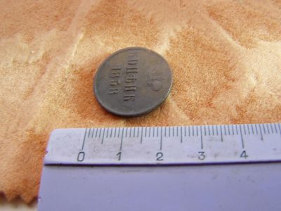 Лот: 7782167. Фото: 1. Копейка 1858 года. Цифра 8 ниже... Россия до 1917 года