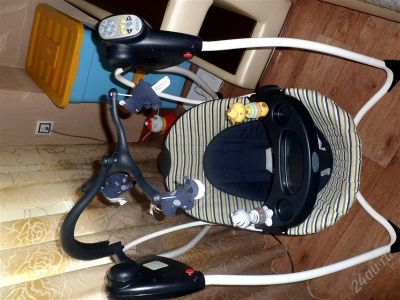 Лот: 2948033. Фото: 1. продам качелю GRACO. Ходунки, прыгунки, качели