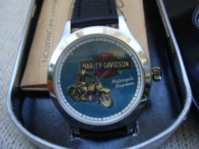 Лот: 9759206. Фото: 1. Часы Harley Davidson в металлическом... Аксессуары