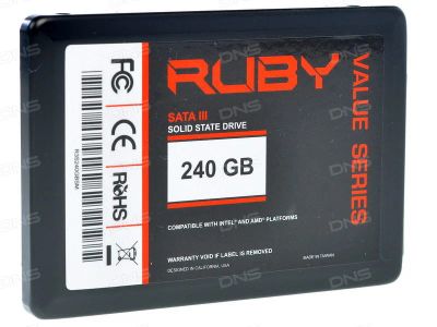 Лот: 9622836. Фото: 1. SSD 240 Gb SATA 6Gb/s AMD Ruby... SSD-накопители