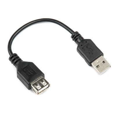 Лот: 10142470. Фото: 1. Удлинитель USB2.0 AmAf 0.15м 13216. Шнуры, кабели, разъёмы