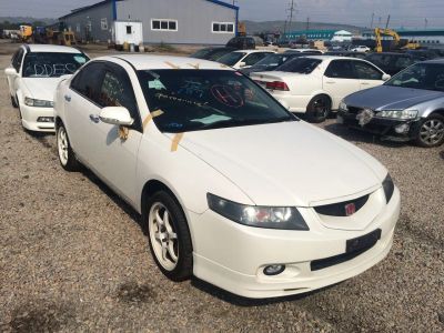 Лот: 11049974. Фото: 1. Honda Accord CL9 TypeS Белый перл... Автомобили