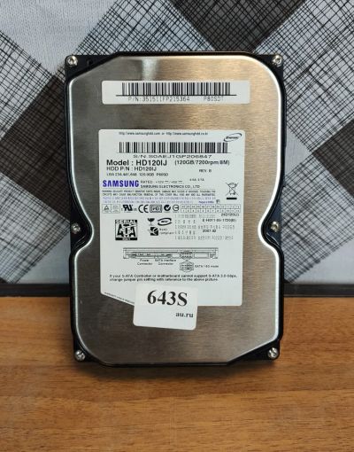 Лот: 19393013. Фото: 1. Жесткий диск SATA-II 3,5 Samsung... Жёсткие диски (HDD)