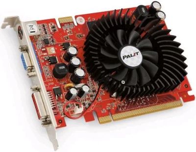 Лот: 7725238. Фото: 1. Видеокарта 256Mb PCI-E Palit GeForce... Видеокарты