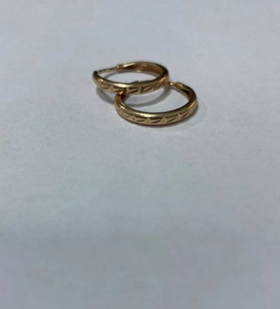 Лот: 24990248. Фото: 1. Золотые серьги 1,5гр. 585пр... Серьги, каффы