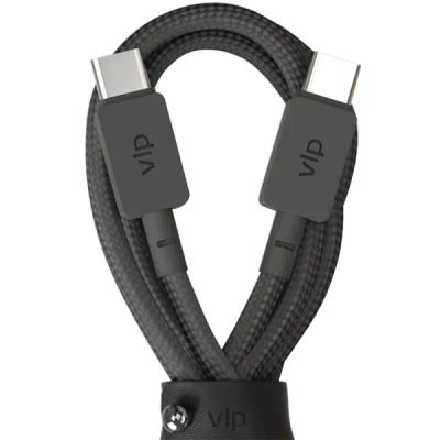 Лот: 22220338. Фото: 1. Кабель VLP USB-C/C 100W нейлоновый... Дата-кабели, переходники