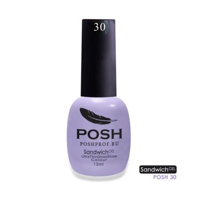 Лот: 8230038. Фото: 1. POSH Гель-лак №30 "Давай помечтаем... Лак для ногтей