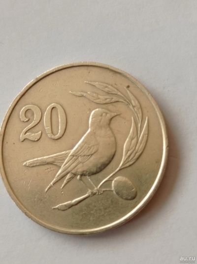 Лот: 18547648. Фото: 1. 20 центов 1983 г. Кипр. Птица... Европа