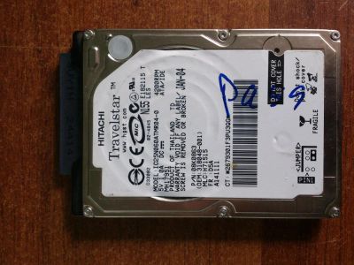 Лот: 4681086. Фото: 1. Жесткий диск 2.5 60Gb. Жёсткие диски (HDD)