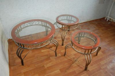Лот: 3030596. Фото: 1. 3 столика. Другое (мебель)