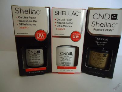 Лот: 5559893. Фото: 1. Гель - лак CND Shellac + BASE... Лак для ногтей