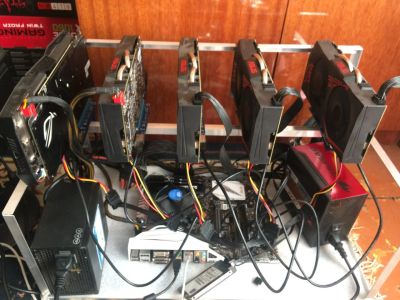 Лот: 9897792. Фото: 1. Ферма для майнинга Geforce gtx... Компьютеры в сборе
