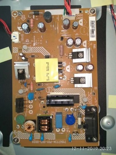 Лот: 15013463. Фото: 1. psu 715G7734-P01-003-002H tv Philips... Печатные платы
