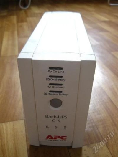 Лот: 1105111. Фото: 1. APC Back-UPS CS 650 новый!. ИБП, аккумуляторы для ИБП