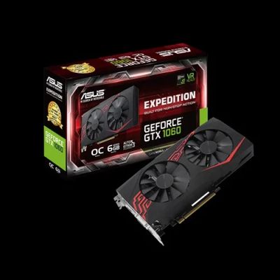 Лот: 10012613. Фото: 1. GTX 1060 6Gb ASUS Expedition OC... Видеокарты