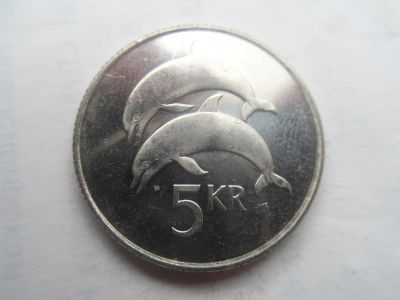 Лот: 10872911. Фото: 1. Исландия 5 крон 1996. Европа