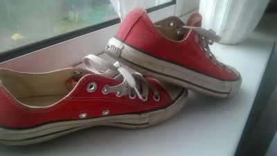 Лот: 6114771. Фото: 1. Кеды Converse женские. Постирать... Кеды, кроссовки, слипоны