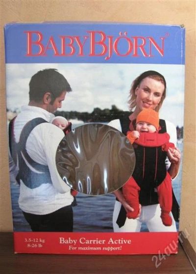 Лот: 1920528. Фото: 1. Pюкзак-кенгуру Baby Bjorn Active... Слинги, эрго рюкзаки, переноски