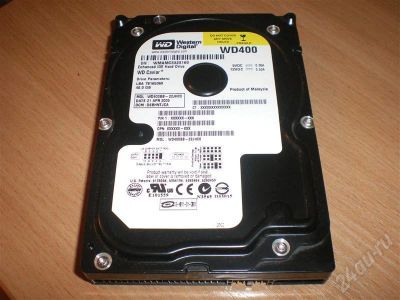 Лот: 632504. Фото: 1. Western Digital 40 Gb. Жёсткие диски (HDD)