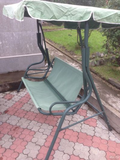 Лот: 16344382. Фото: 1. Диван - качели дачные. Качели