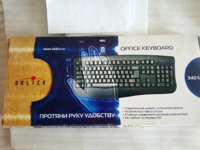 Лот: 15569494. Фото: 1. Клавиатура Oklick разъем ps/2... Клавиатуры и мыши