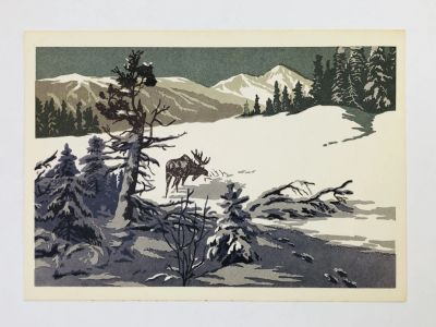 Лот: 23298264. Фото: 1. Мешков В. И. В предгорьях Саян... Открытки, конверты