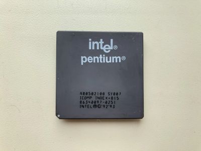Лот: 25007985. Фото: 1. Intel Pentium 100 MHz (SY007... Процессоры