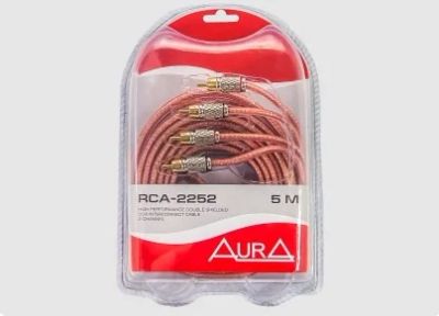 Лот: 8229958. Фото: 1. Aura RCA-2252 межблочный кабель... Аксессуары для автозвука