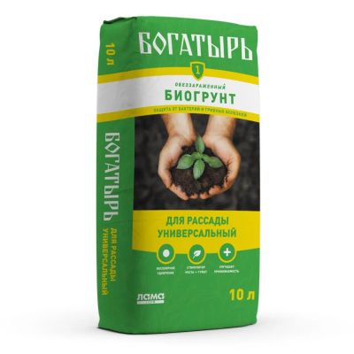 Лот: 24692099. Фото: 1. Грунт Богатырь, для рассады, 10... Грунты, удобрения