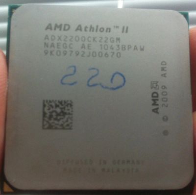 Лот: 5168005. Фото: 1. Процессор AMD Athlon II X2 220... Процессоры