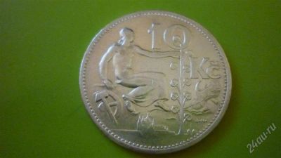 Лот: 1470460. Фото: 1. 10 крон 1932г. Чехословакия, серебро... Европа