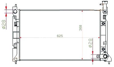 Лот: 3705318. Фото: 1. Радиатор mitsubishi colt 4g15... Двигатель и элементы двигателя