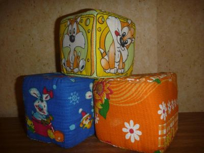 Лот: 6100778. Фото: 1. мягкие кубики (самодельные). Мягкие