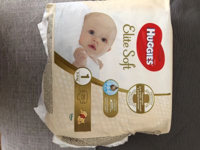 Лот: 15947162. Фото: 1. Подгузники Huggies elite soft... Детская гигиена