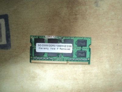 Лот: 4068743. Фото: 1. Оперативка для нетбука DDR3 2GB... Оперативная память
