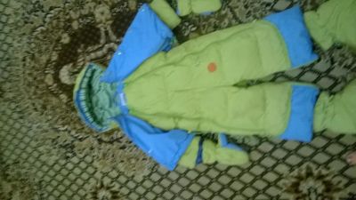 Лот: 12275118. Фото: 1. Зимний комбинезон пух до 2 лет. Верхняя одежда