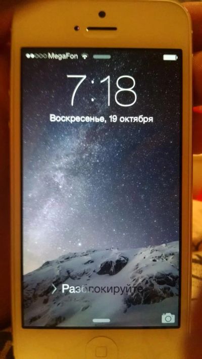Лот: 4562929. Фото: 1. Iphone 5 белый (состояние на 5... Смартфоны
