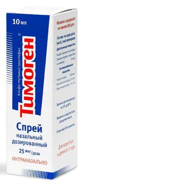 Лот: 23720315. Фото: 1. Тимоген 25 мкг/доза спрей назальный... Лекарства