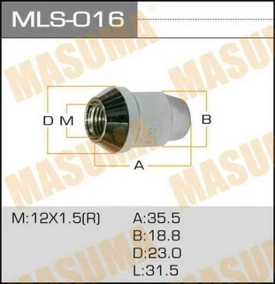 Лот: 18581801. Фото: 1. Гайки masuma 12x1.5 под ключ19мм... Ходовая, подвеска, рулевое управление