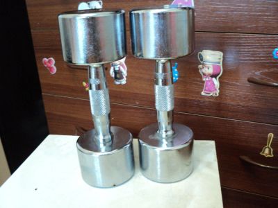 Лот: 6142272. Фото: 1. Гантели по 5 кг. Гантели
