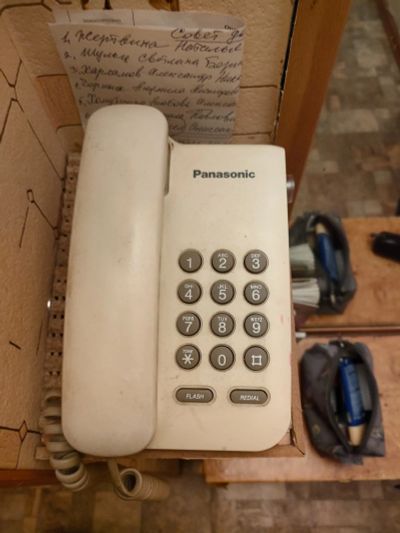 Лот: 19150273. Фото: 1. стационарный телефон Panasonic. Проводные телефоны