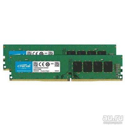 Лот: 18005680. Фото: 1. Оперативная память Crucial DDR4... Оперативная память