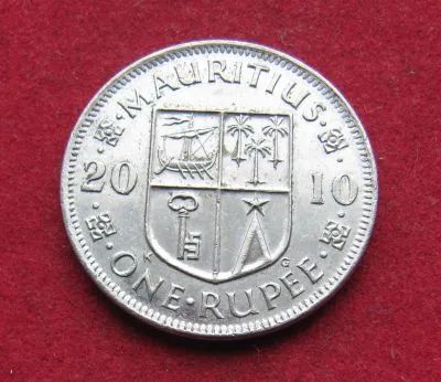 Лот: 19700129. Фото: 1. Маврикий 1 рупия 2010г. Азия